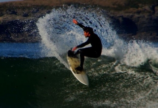 Ricky Carrasco is an instructor and coordinator at Arenillas Surf School. 